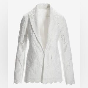 Marciano white embroidered Kyrie Blazer size 0